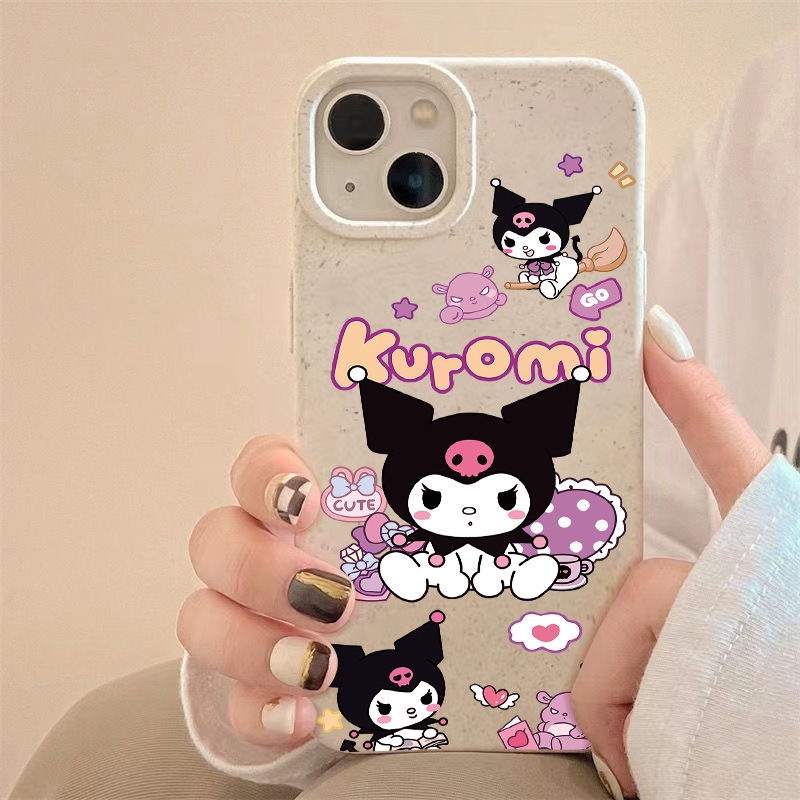 Ốp Điện Thoại Mềm Chống Sốc Kiểu Dáng Đơn Giản Cho Iphone 138 Kuromi 11 14Promax 12Plus 7 NP4J