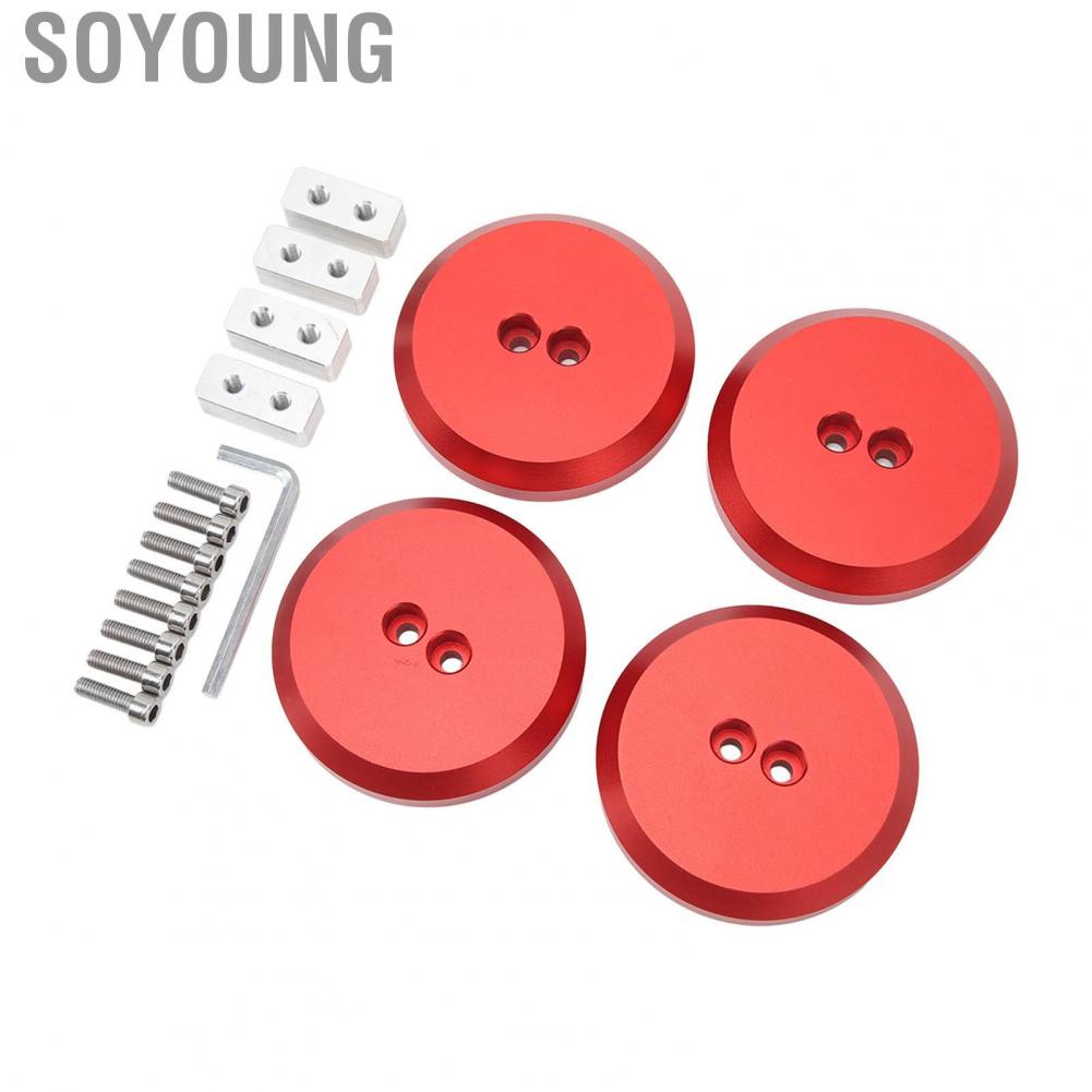 Soyoung Floor Jack Pad  Red Adapter Easy To Install for Corvette C5 C6 C7 C8