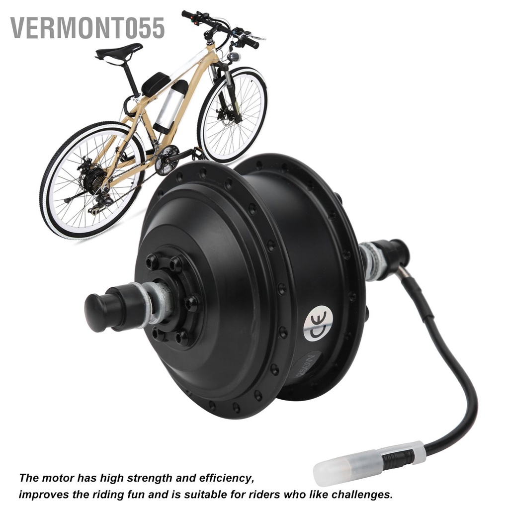 Vermont055 Động cơ trung tâm bánh xe không chổi than 24V 250W đạp điện Xe tay ga chuyển đổi động răng