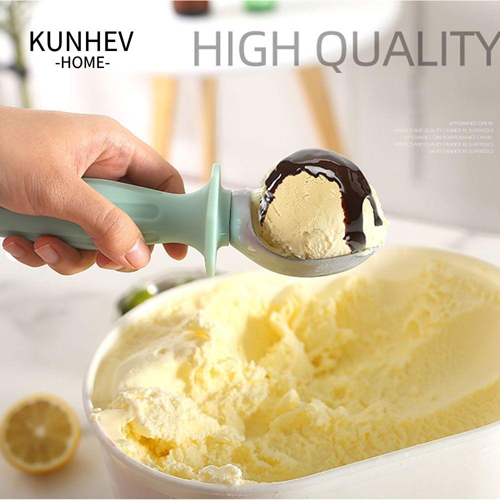KUNHEV Muỗng Múc Kem / Món Tráng Miệng Bằng Thép Không Gỉ Dễ Vệ Sinh