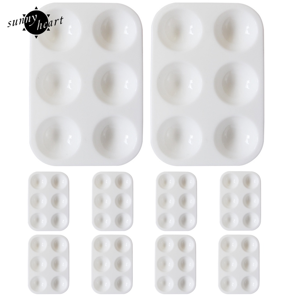 Sunnyheart Set 10 Mặt Nạ Chắc Chắn Chất Liệu Nhựa Màu Trắng Thân Thiện Với Môi Trường Và Bền Bỉ Dễ Lau Chùi Chất Lượng Cao