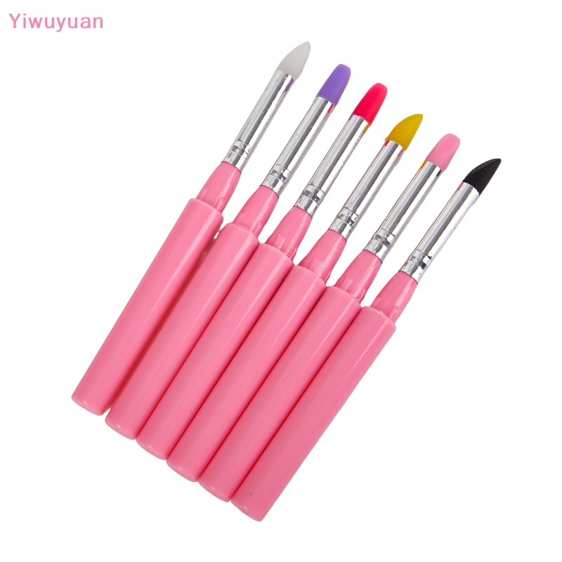 Cọ Tô Son Môi Đầu Silicon Mềm Kèm Vỏ Đựng