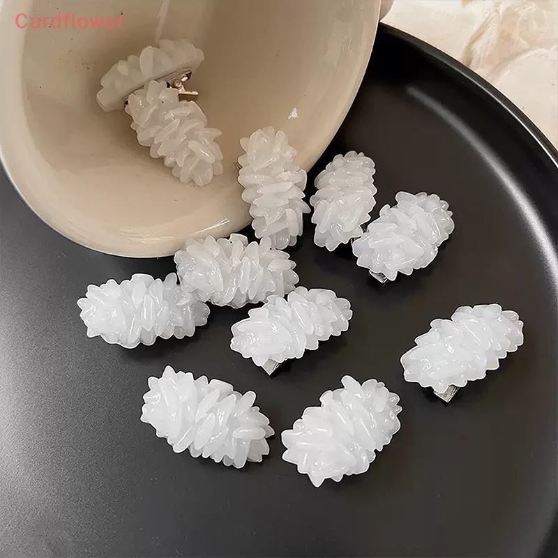 < Cardflower > Kẹp Tóc Mái Bên Hông Dễ Thương Phong Cách Nhật Bản Cho Nữ Mới