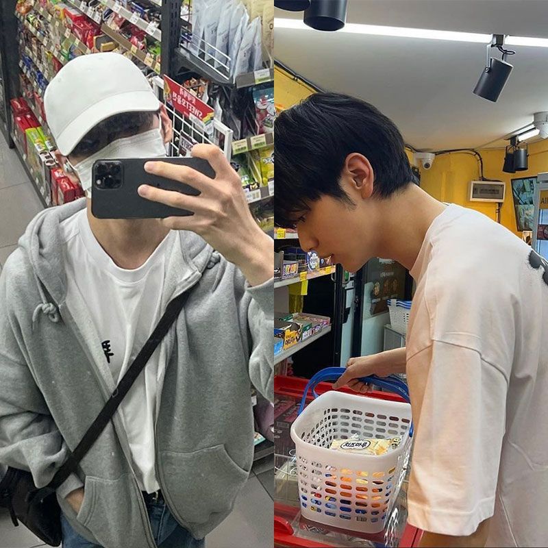 Kpop TXT YEONJUN BEOMGYU Soobin Cổ Tròn Cotton T Tay Ngắn Cotton T Casual Top Nam / Nữ Áo Sơ Mi Cặp Đôi
