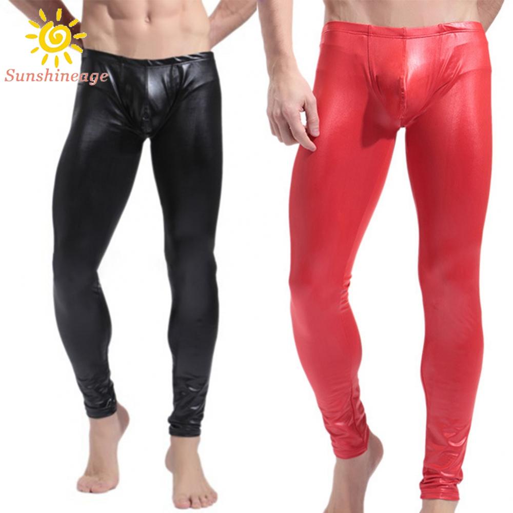 Quần Da Bóng Quyến Rũ Cá Tính Cho Nam Biểu Diễn Sân Khấu