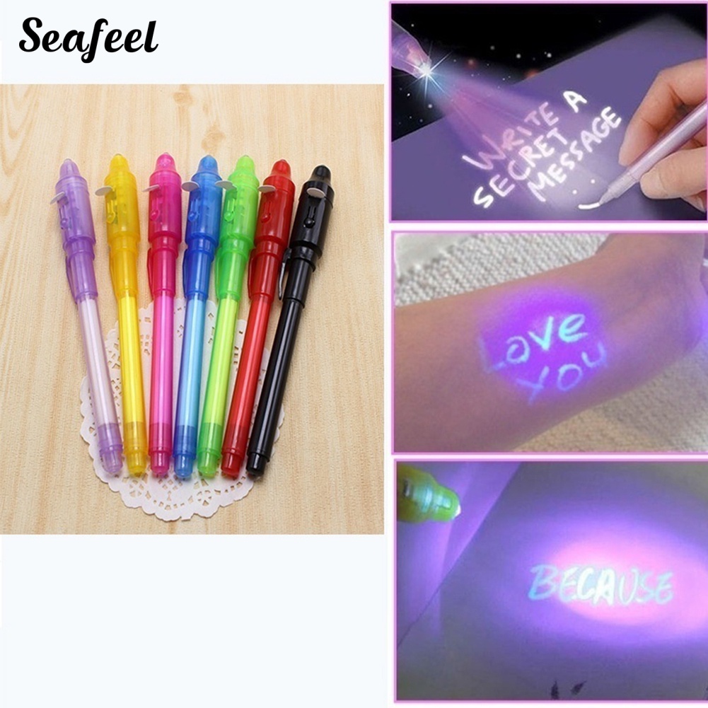 Set 4 Đèn Đánh Dấu UV 2 Trong 1 Dành Cho Các Bé