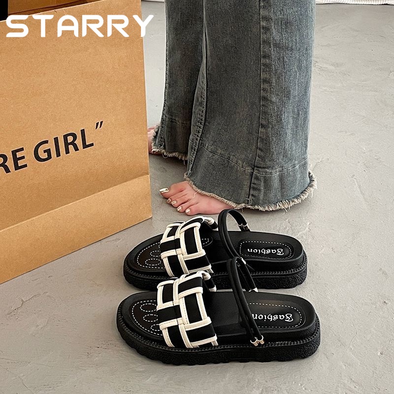 STARRY dép nữ dép sandal nữ dép quai hậu nữ 2023NEW HOTSALERetro071409