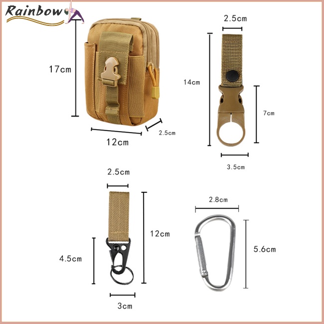 Thắt Lưng Nylon Khóa Hợp Kim Kẽm Hỗ Trợ Luyện Tập Sinh Tồn Ngoài Trời