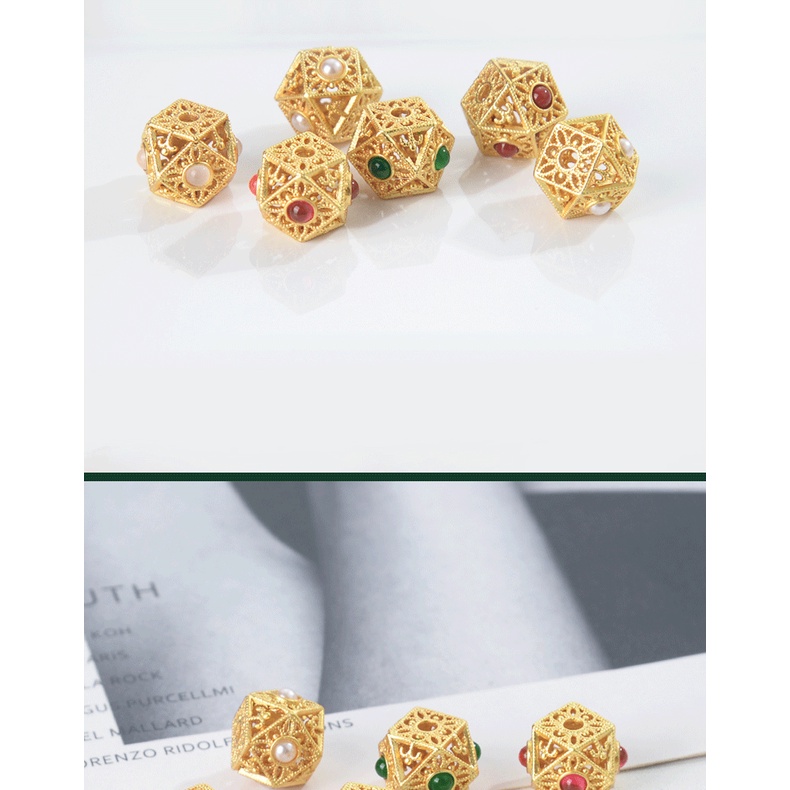 Chuỗi Hạt Đeo Tay Màu Sắc Mạnh Mẽ Dùng Làm Trang Sức