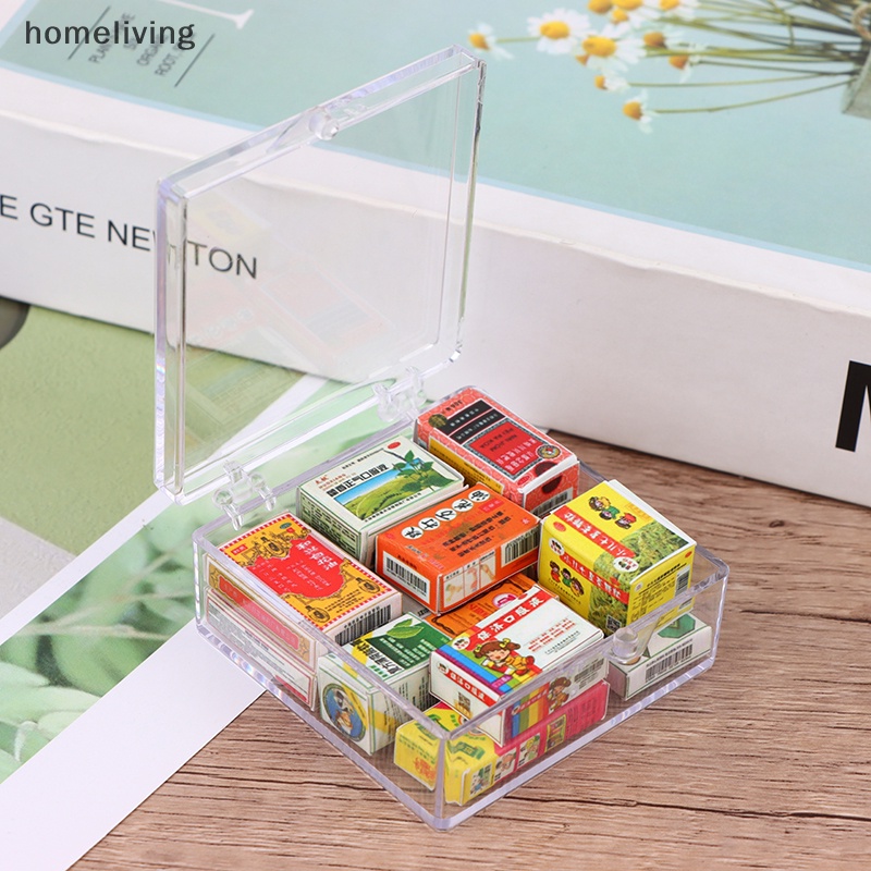 1 Bộ Hộp Đựng Thuốc 1: 12 Dùng Trang Trí Nhà Búp Bê