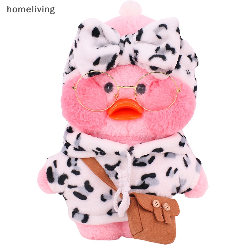 Chú Vịt Nhồi Bông mini 30cm Mặc Quần Áo Và Mũ Xinh Xắn