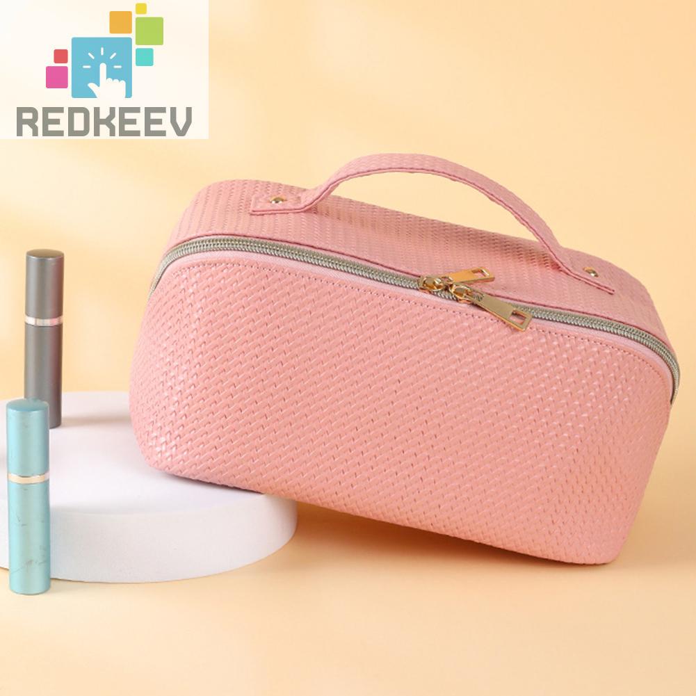 Túi Đựng Mỹ Phẩm Da PU Dung Tích Lớn Tiện Dụng Khi Đi Du Lịch