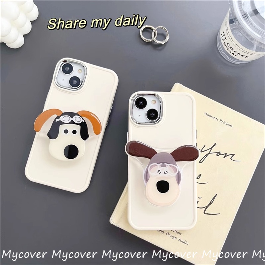 Ốp Điện Thoại Silicone Mềm Chống Sốc In Hình Chú Cún Cho iPhone 11 12 13 14 Pro Max X Xr Xs 8 7 6 Plus SE 2020 Đứng