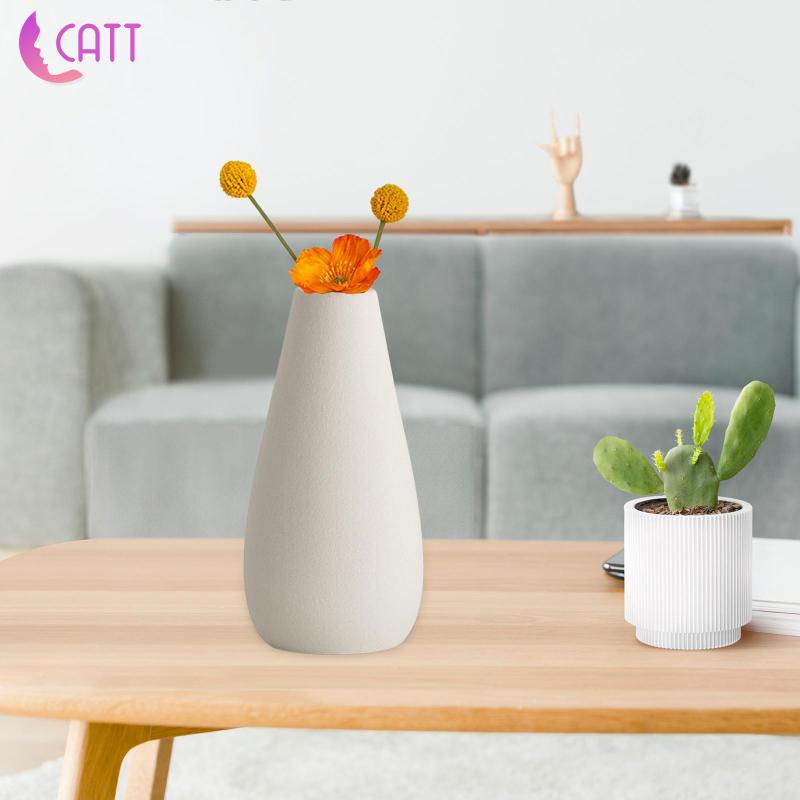 Bình Hoa Sứ Phong Cách Boho Bắc Âu Dùng Để Trang Trí Bàn