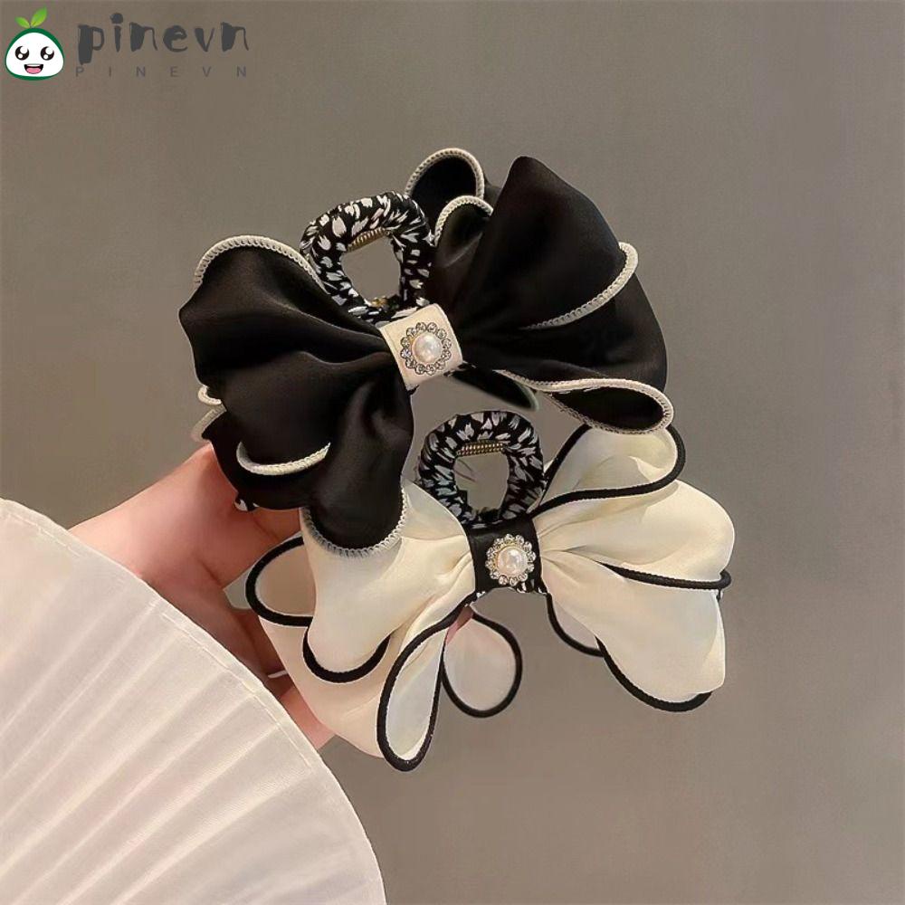 Kẹp Tóc Nơ Vải Hình Cá Mập Thời Trang Cho Nữ