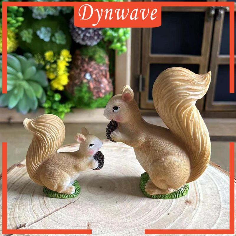 Set 2 Mô Hình Động Vật Trang Trí Sân Vườn