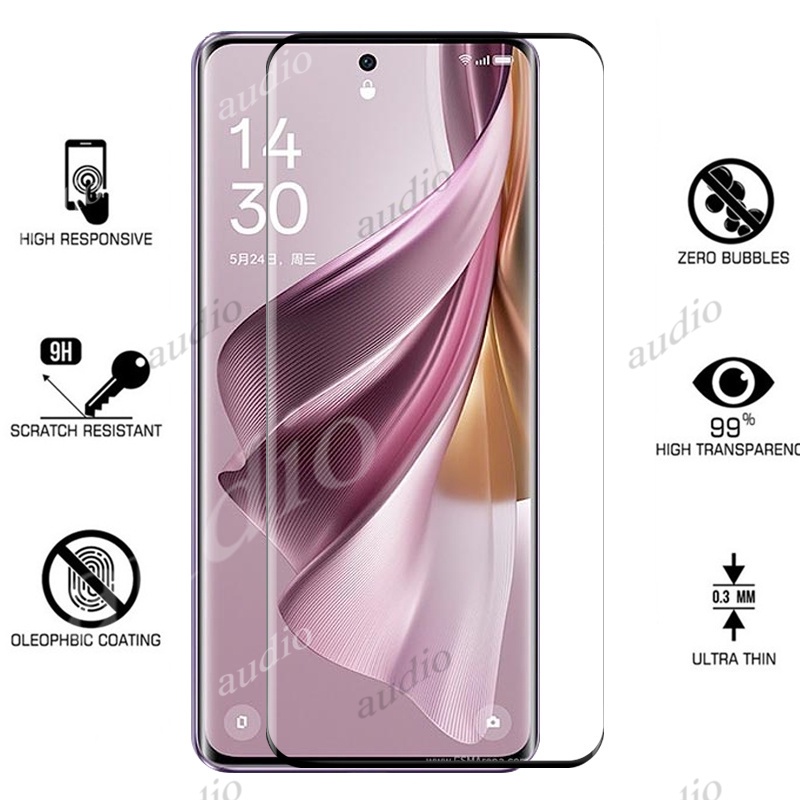 Set 3 Kính Cường Lực 3D Bảo Vệ Màn Hình Điện Thoại Oppo Reno 10 Pro Plus 10Pro 10Pro + 5G 2023 Oppo Reno10 Pro + Pro + 5G