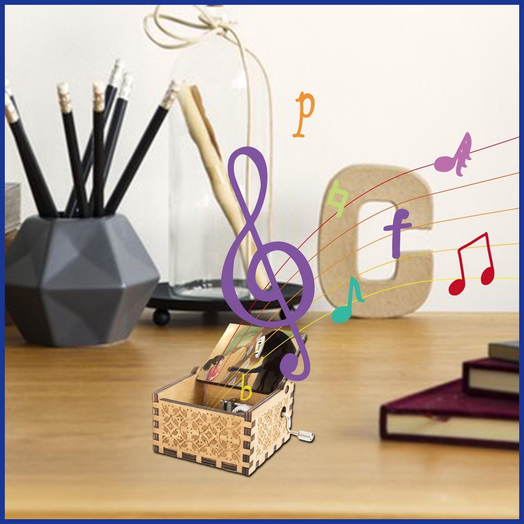 Hộp Nhạc Thủ Công 18 Tông Phong Cách Cổ Điển