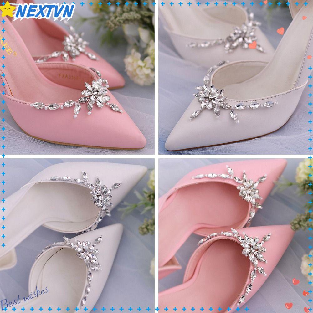 1 Cặp Khóa Cài Giày Cao Gót Cho Cô Dâu Ngày Cưới