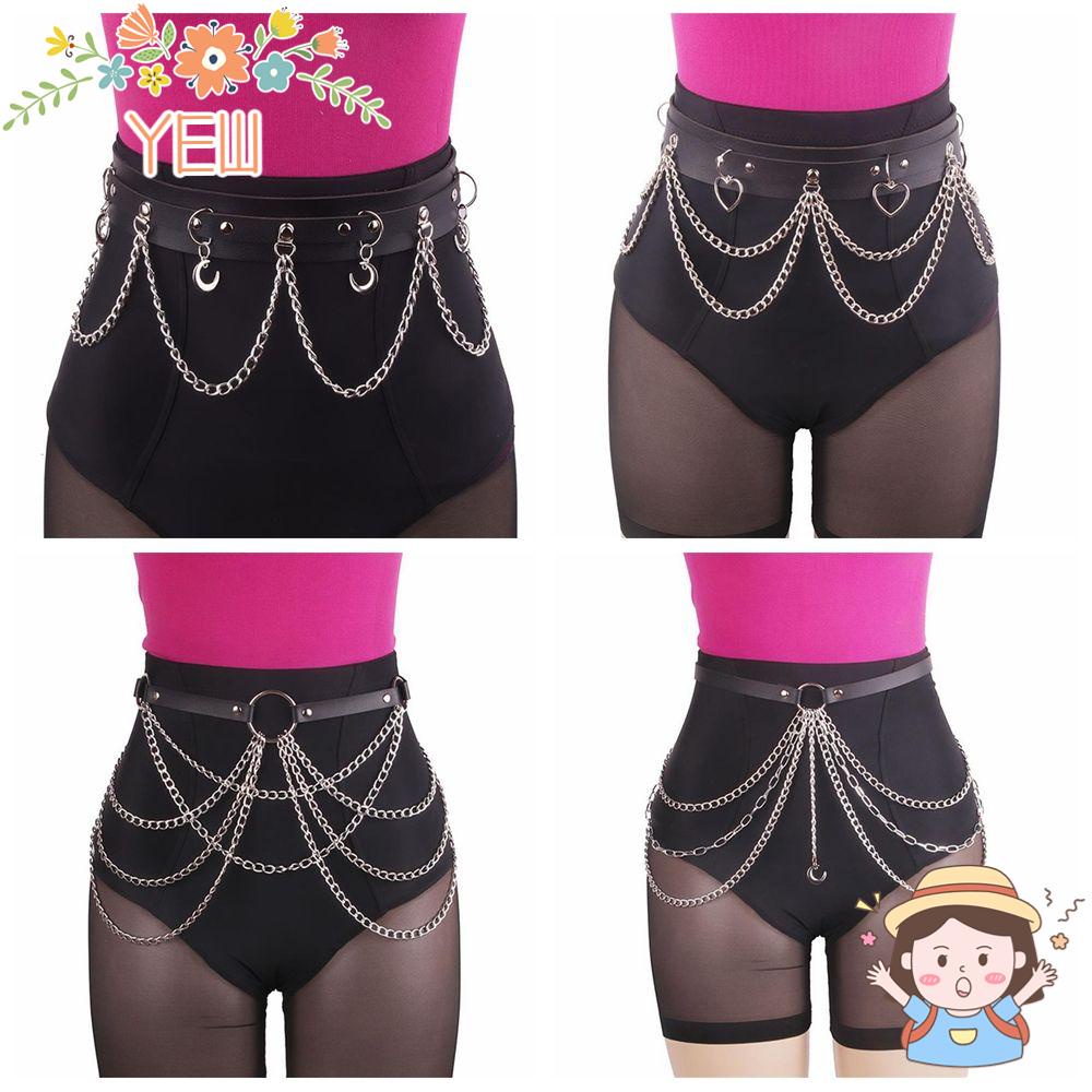 Dây Xích Đeo Hông Nhiều Lớp Phong Cách Punk Hiphop Thời Trang