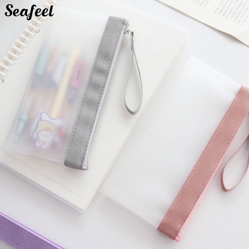 Túi Đựng Bút Chì Sức Chứa Lớn Có Khóa Kéo Tiện Dụng