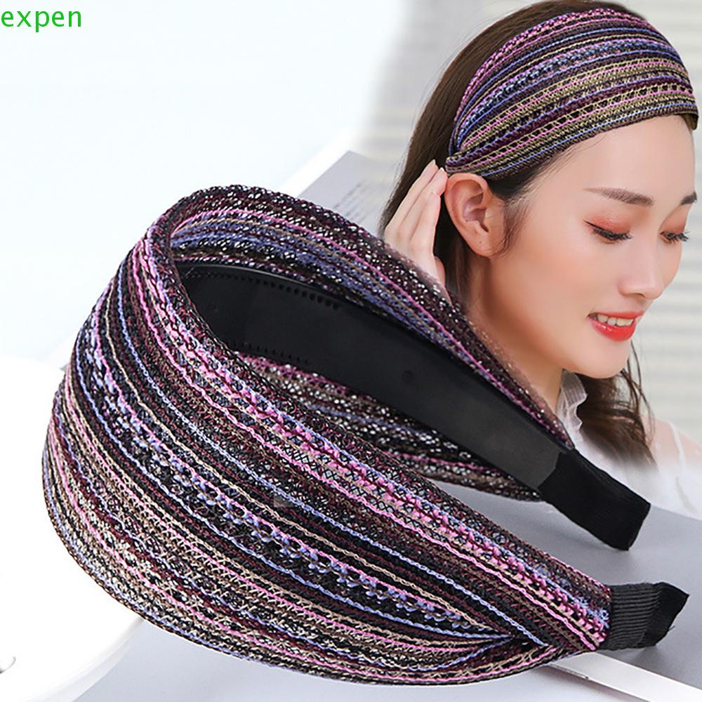 Băng đô cài tóc rửa mặt Bản Rộng Phong Cách Bohemia Thời Trang Hàn Quốc Cho Nữ