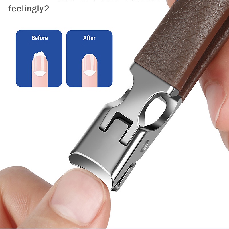 Kềm Cắt Móng Bằng Thép Không Gỉ Cứng Cỡ Lớn Chống Văng Tiện Dụng Cho Salon Làm Móng