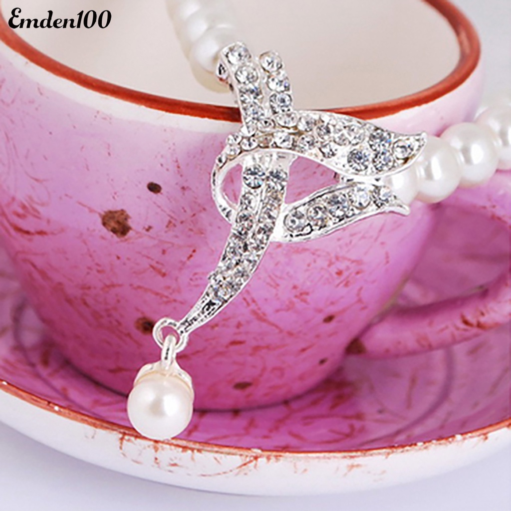 Bộ 3 Trang Sức Kim Loại Đính Đá Sang Trọng