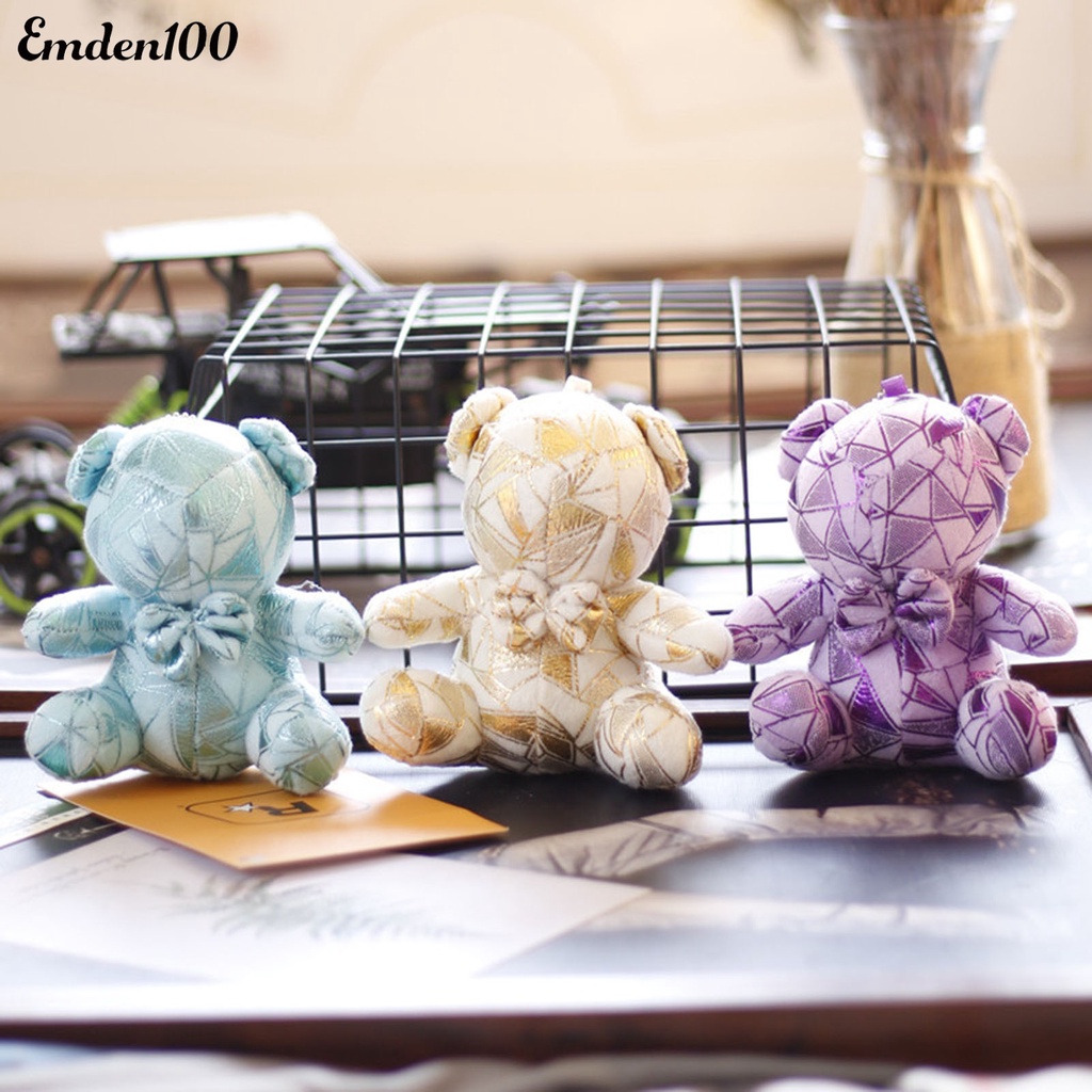 Gấu Bông Emeddy Emden 12cm Emeddy Dễ Thương Dùng Trang Trí Túi Xách