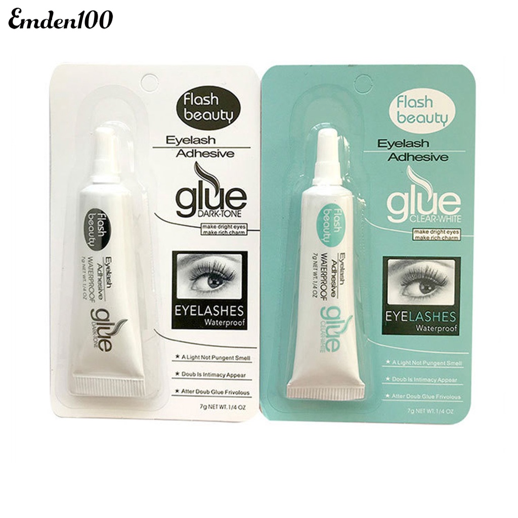 Keo Dán Lông Mi Giả Emden 7g Màu Trắng Đen Đa Năng An Toàn