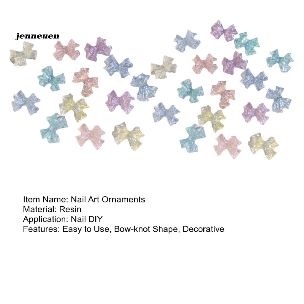 Set 30 Phụ Kiện Trang Trí Móng Tay Lấp Lánh Trọng Lượng Nhẹ Dành Cho Nữ