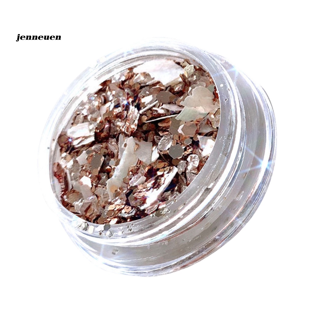 1 Hộp Phụ Kiện Trang Trí Móng Tay Hình Vỏ Sò Lấp Lánh