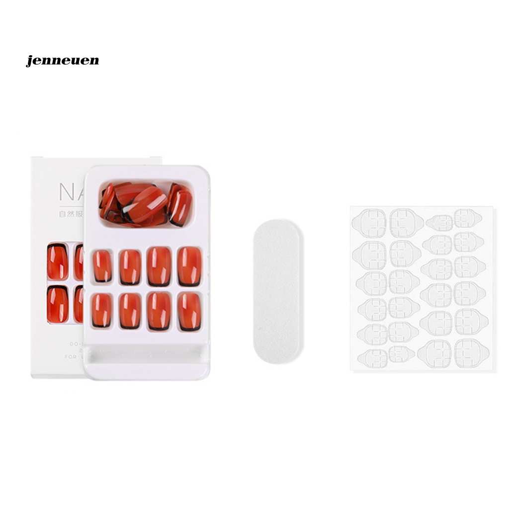 Bộ 24 Móng Tay Giả Bằng Nhựa ABS Toàn Diện Cho Nữ