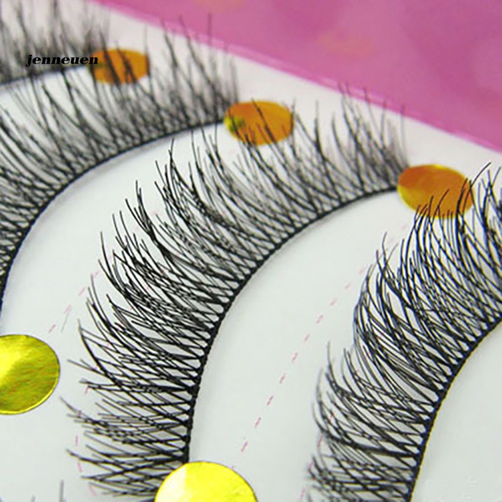 10 Cặp Lông Mi Giả Nối Dài Dày Và Cong Trang Điểm Chuyên Nghiệp