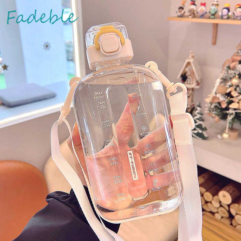 Bình Nước Trong Suốt 750ML Có Thể Điều Chỉnh Kích Cỡ