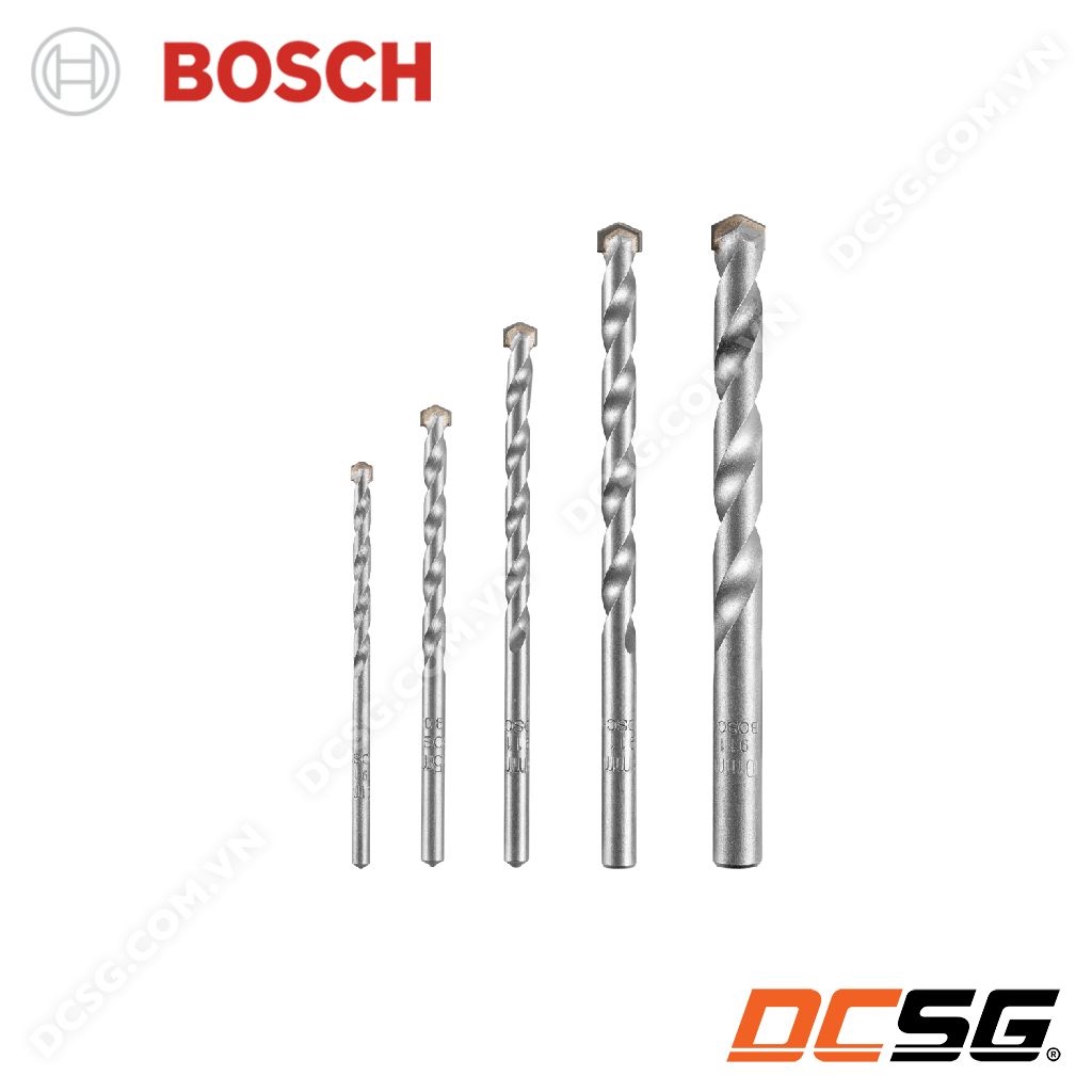Bộ mũi khoan tường chuôi tròn Concrete CYL-2 Bosch | DCSG