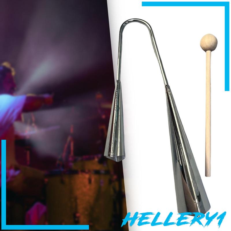 Đồ Chơi Nhạc Cụ Agogo Bell Cowbell Cầm Tay Dành Cho Trẻ Em
