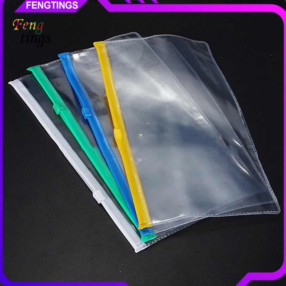 Bộ 2 Túi Đựng Bút Chống Thấm Nước Có Khóa Kéo Tiện Dụng