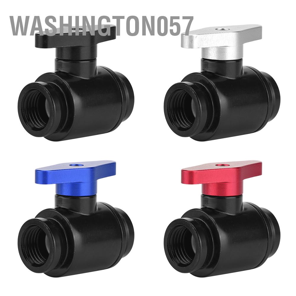 Washington057 G1/4&quot; Van bi nước màu đen nữ có tay cầm cho hệ thống làm mát bằng máy tính