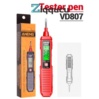 Bút Thử Điện ZIQQUCU VD807 Màn Hình Kỹ Thuật Số Cảm Ứng Kỹ Thuật Số Chuyên Dụng Cho Thợ Điện 12-300v