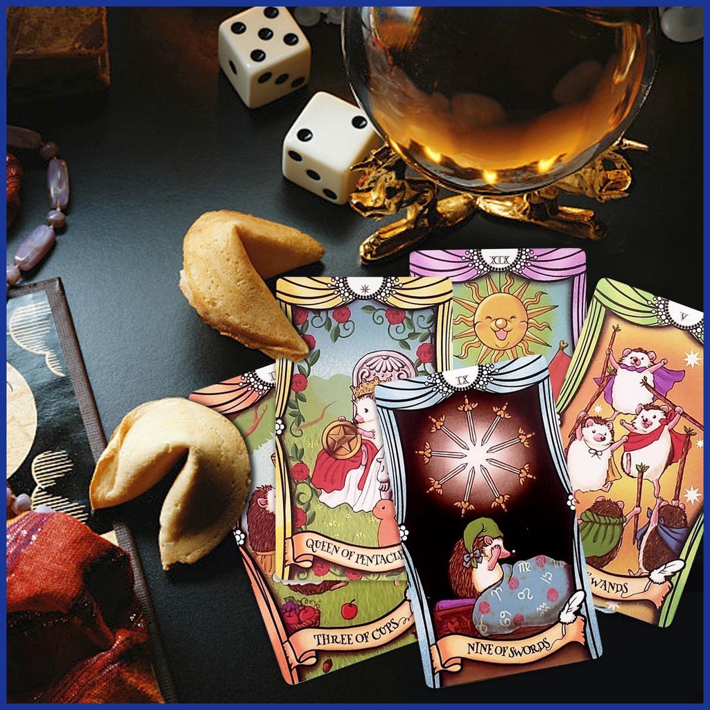 Bộ Bài Tarot 78 Miếng Hình Nhím Độc Đáo