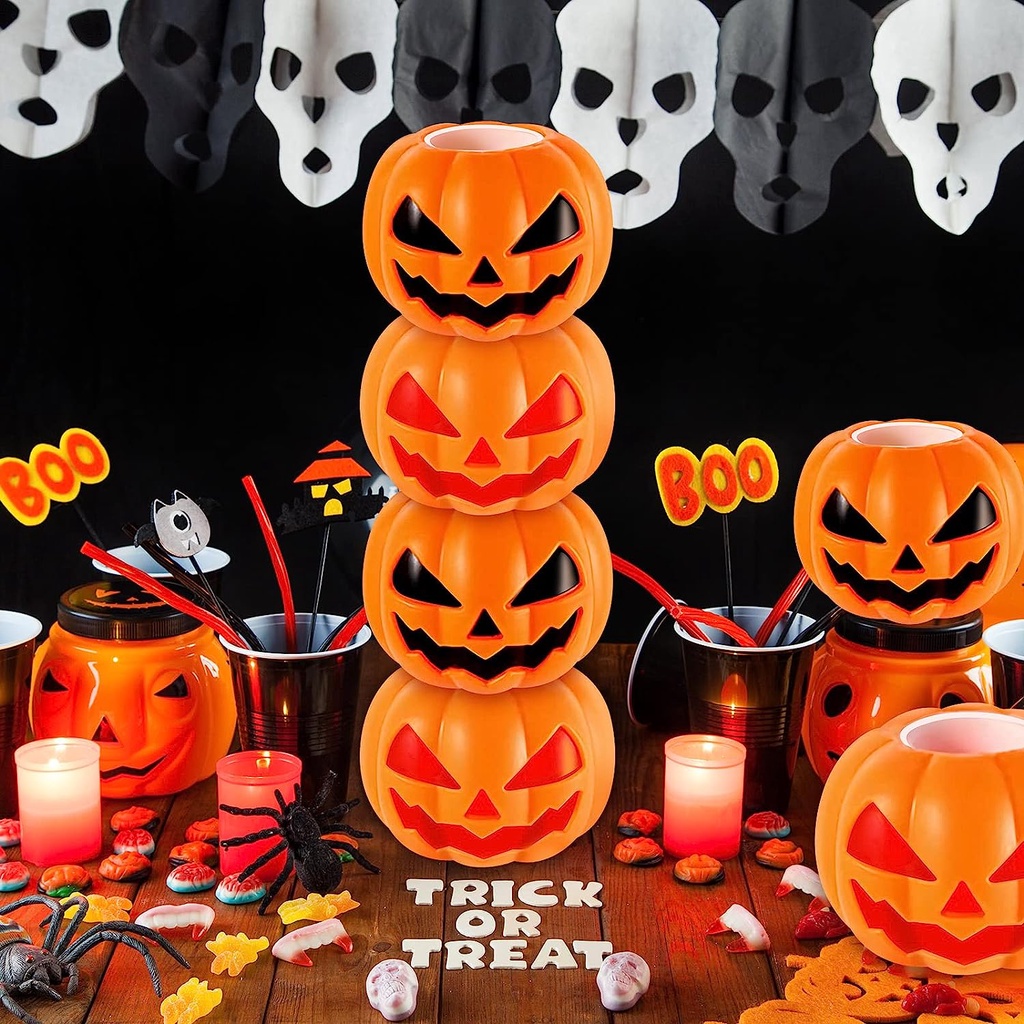 Bóng Cao Su Hình Ma Bí Ngô Trang Trí Halloween