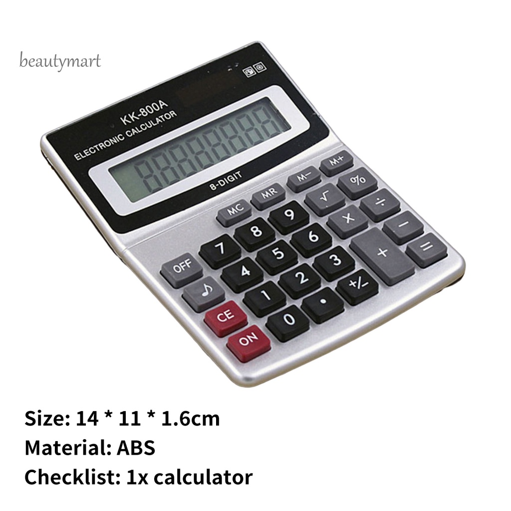Máy Tính Cầm Tay beautymartm1 Thiết Kế Nút Bấm Lớn Tiện Dụng Cho Học Sinh / Văn Phòng