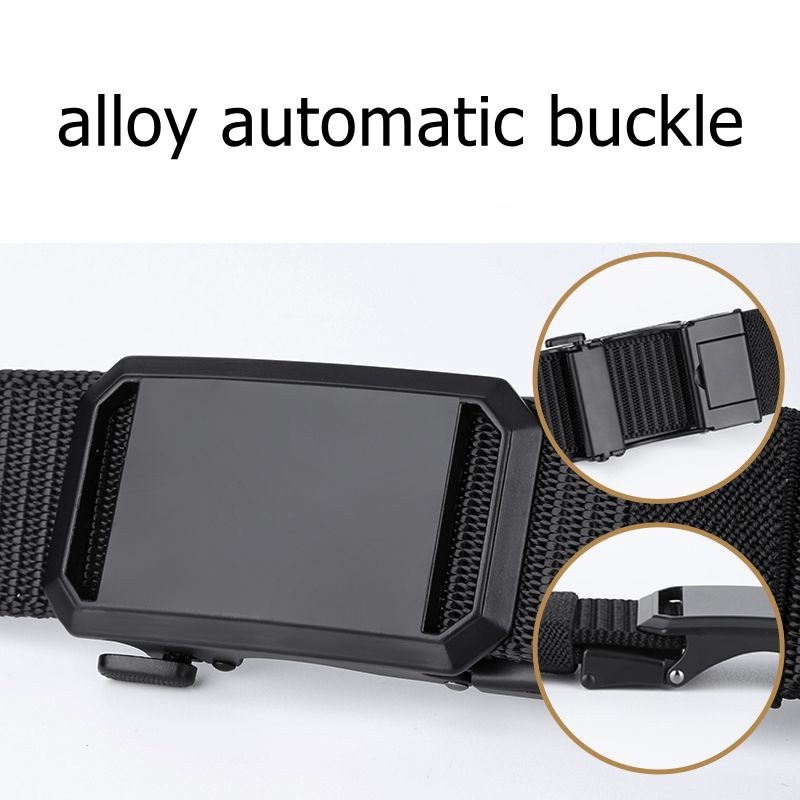 Thắt Lưng Vải Canvas Nylon Tháo Lắp Nhanh Phong Cách Thể Thao Trẻ Trung Cho Nam