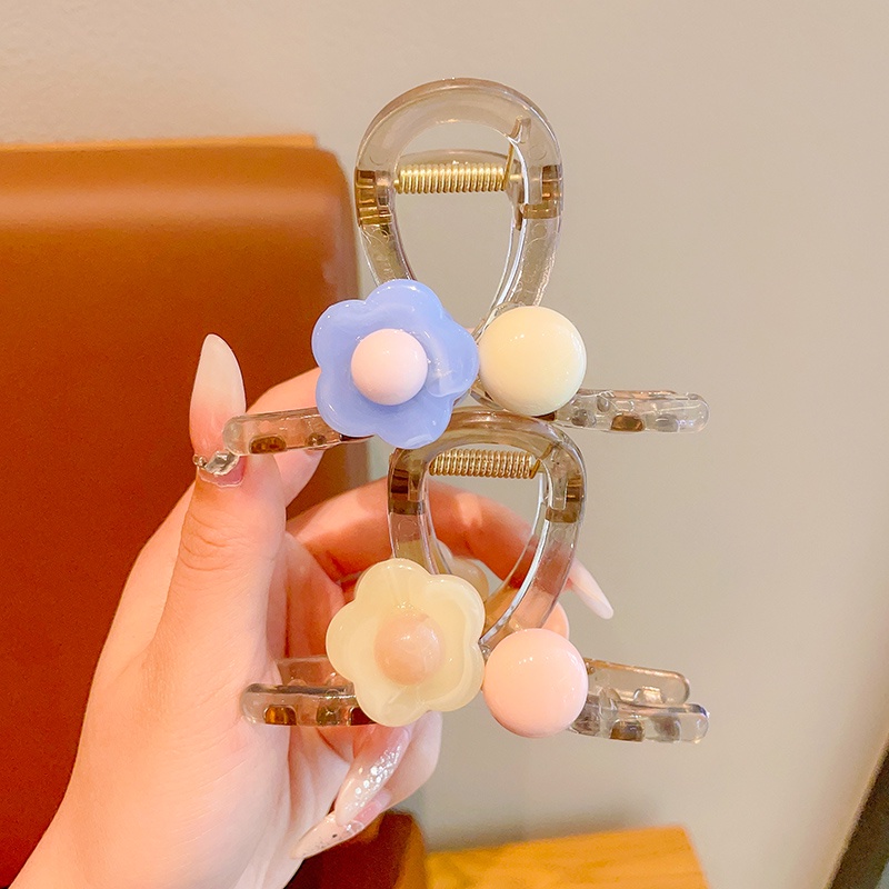 Kẹp Tóc Nhỏ Bằng Acrylic Màu Kẹo Họa Tiết Hoạt Hình Dễ Thương Cho Bé