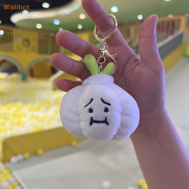Wallhot > Móc Khóa Hình Hành Tỏi Ớt Xanh Lá Nhồi Bông Dễ Thương Dành Cho Trẻ Em Thích Hợp Làm Quà Tặng