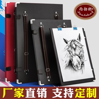 Bảng vẽ kê giấy gấp có quai đeo A3 (35x44cm) tặng 2 kẹp giấy Rẻ