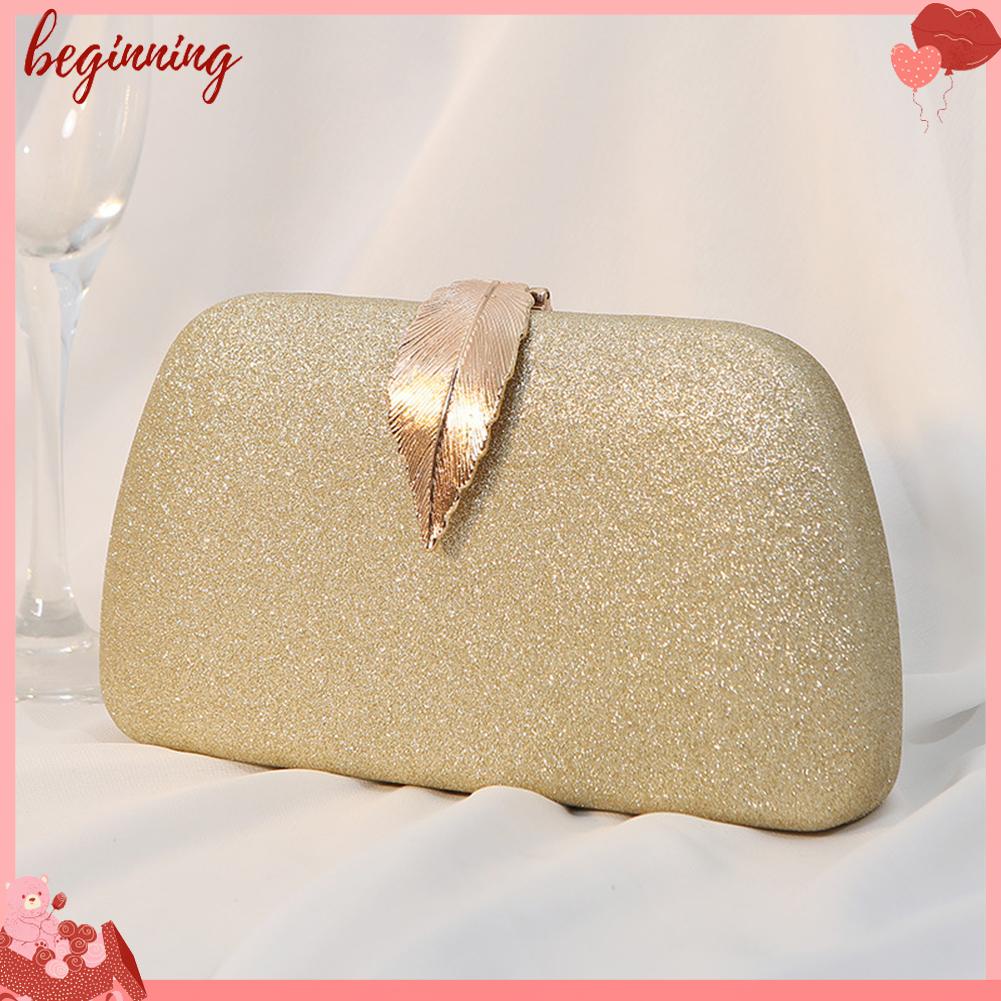 ✿ Bắt Đầu ✿ Ví Cầm Tay Phối Dây Xích Thời Trang 2023 Dành Cho Nữ