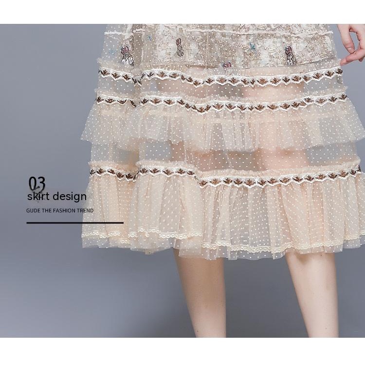 Đầm Maxi Phong Cách Retro 20237