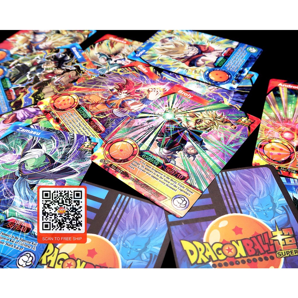 Bộ Bài 7 Viên Ngọc Rồng Dragon Ball Thẻ Kim Tuyến - Bộ thẻ bài Dragon ball card-Thẻ bài Đồ Chơi